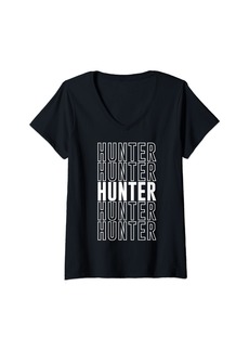 Womens Hunter V-Neck T-Shirt