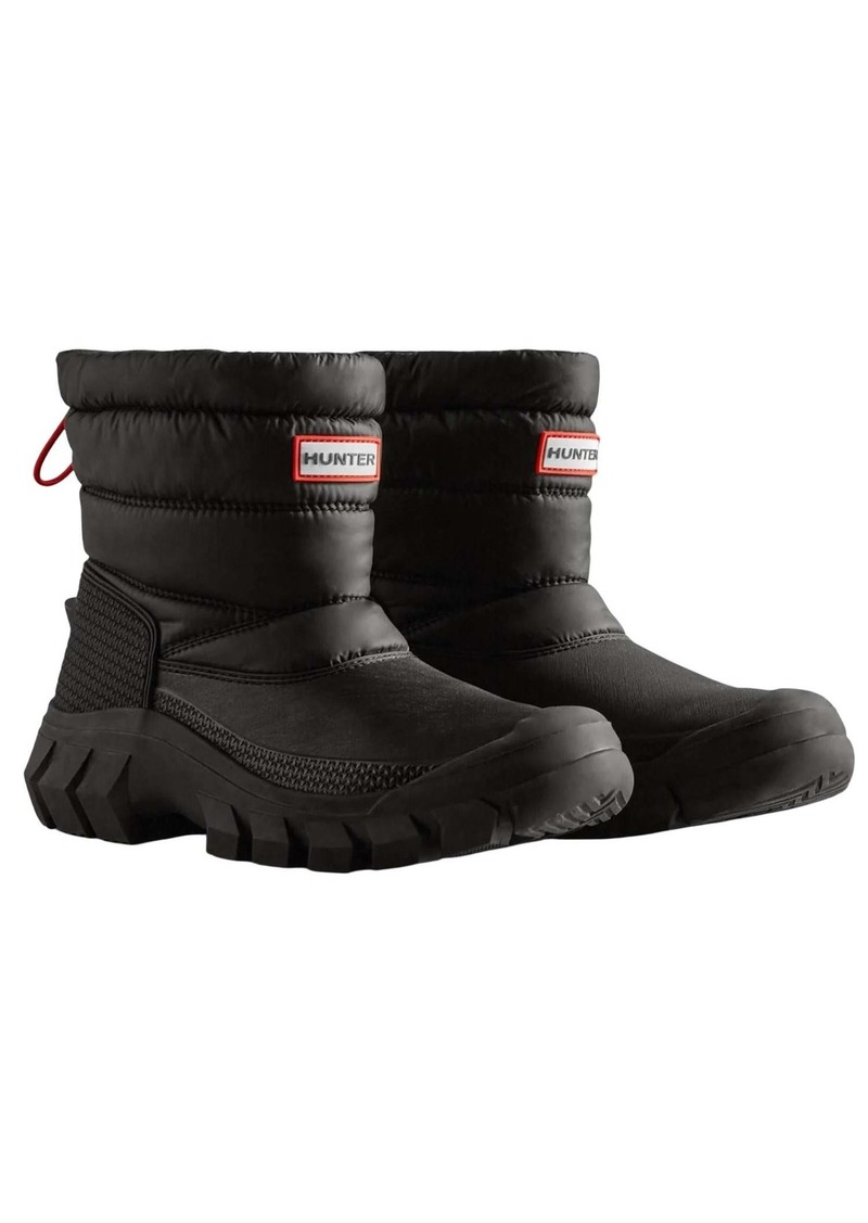 Hunter Women's Intrepid Snow Boot In Black