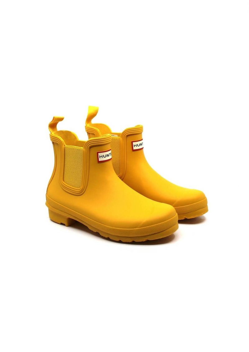 Hunter Women's Original Chelsea Boot In Yellow