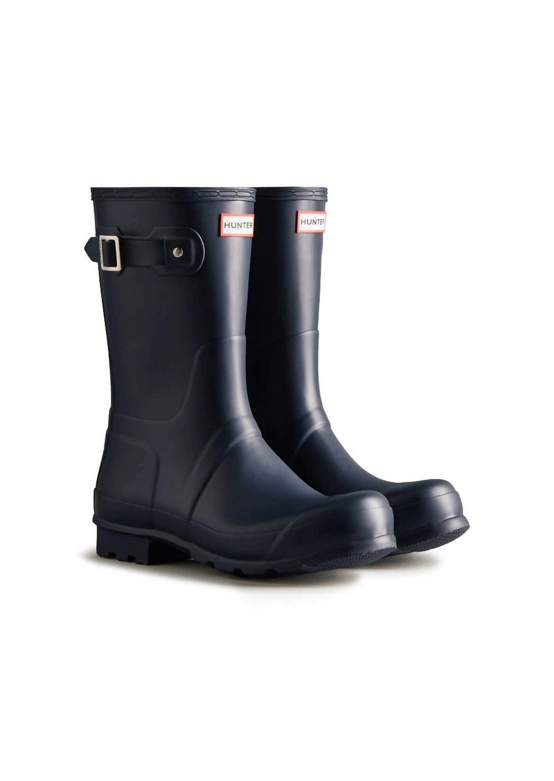 Hunter Women's Original Short Rain Boots In Navy