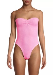 Hunza G Brooke Crinkled One-Piece Swimsuit