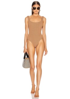 Hunza G Classic Square Neck One Piece Swimsuit