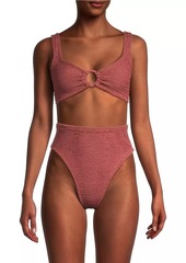 Hunza G Nadine Circle Insert Bikini Set