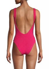 Hunza G Square Neck One-Piece Swimsuit