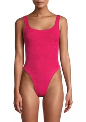 Hunza G Square Neck One-Piece Swimsuit