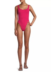 Hunza G Square Neck One-Piece Swimsuit