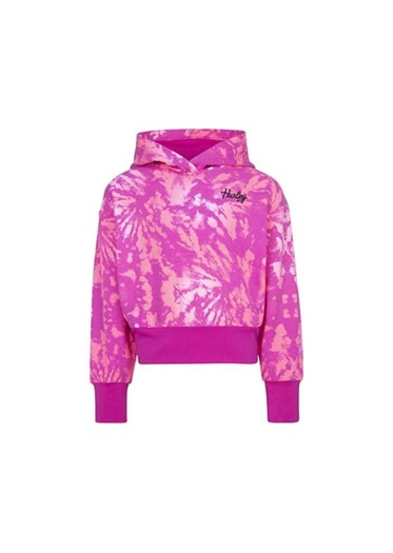 Hurley All Over Print Fleece Pullover Hoodie (Little Kids)