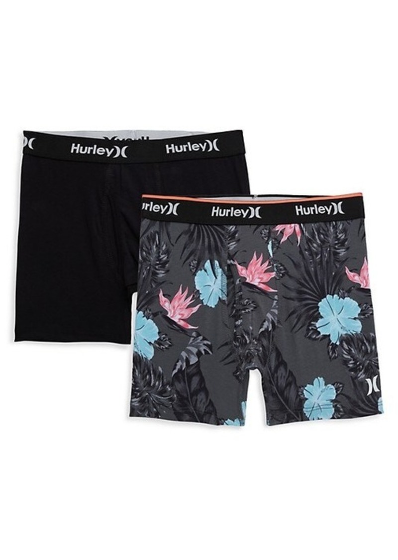 2-Pack Hurley Boys/' Classic Boxer Briefs