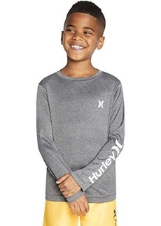 Hurley Dri-Fit UPF 50+ One and Only Graphic Long Sleeve T-Shirt (Toddler/Little Kids)