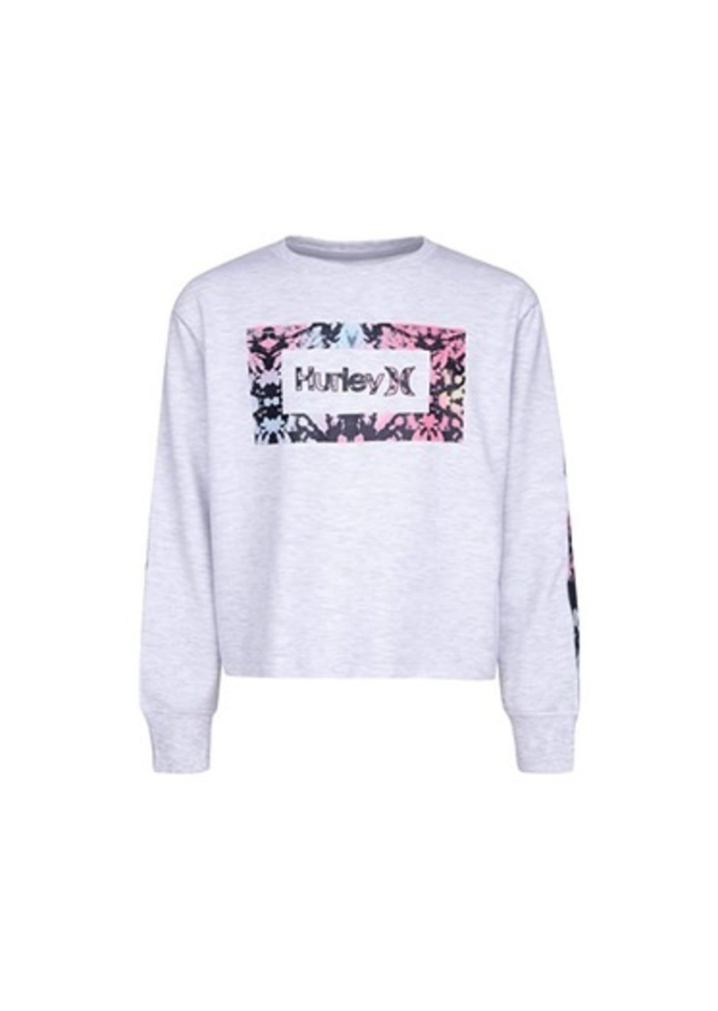 Hurley French Terry Crew Neck Top (Big Kids)