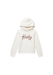 Hurley Graphic Lurex Fleece Pullover Hoodie (Little Kids)