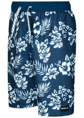 Hurley Big Boys Floral Printed Drawcord Board Shorts - Night Force