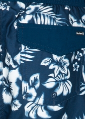 Hurley Big Boys Floral Printed Drawcord Board Shorts - Night Force