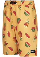 Hurley Big Boys Fruit Slice Printed Pull-On Swim Shorts - N58nectari