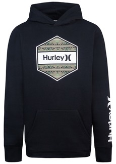Hurley Big Boys Hex Fill Pullover Sweatshirt - Black