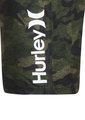 Hurley Big Boys Sharkbait Camo Boardshorts - Green Camo