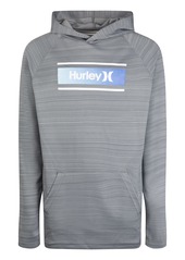 Hurley Boys' Long Sleeve Hooded T-shirt T Shirt Cool Grey  US