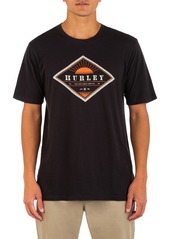 Hurley Everyday Washed Durban Diamond Cotton Graphic Tee in Black at Nordstrom