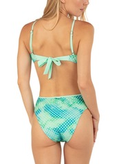 Hurley Juniors' Color Wash Cutout One-Piece Swimsuit - Sky