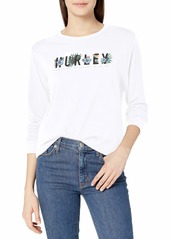 Hurley Junior's Flourish Perfect Long Sleeve Tshirt  S