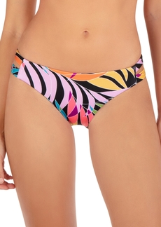 Hurley Juniors' Max Tropic Dance Bikini Bottoms - Black Multi