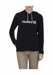 Hurley Women's One & Only Fleece Hoodie Pullover Sweatshirt  M
