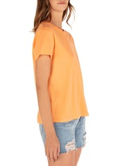 Hurley Juniors' Smile Check Graphic Print Cotton T-Shirt - Orange