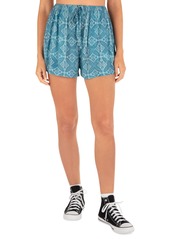 Hurley Juniors' Tribal Geo Pull-On Shorts - Blueprint