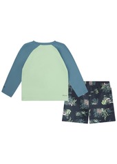 Hurley Little Boys Treasure Hunt UPF50+ Swim Set, 2 Piece - Santiago Hurley