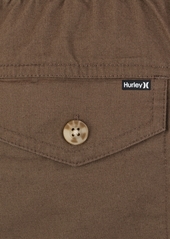 Hurley Men's Baja Slub Volley Drawcord Shorts - Ultra Tan