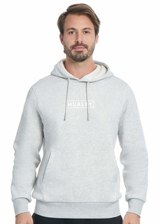 Hurley mens Boxed Logo Fleece Pullover Hoodie Hooded Sweatshirt   US
