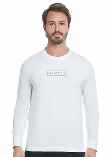 Hurley Men's Boxed Logo Longsleeve Graphic T-Shirt  Extra Large