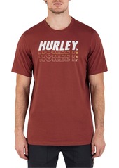 Hurley Men's Everyday Explore Reverb Short Sleeve Tee, Small, Blue | Father's Day Gift Idea