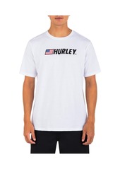 Hurley Men's Everyday Fastlane Usa Shirt - White