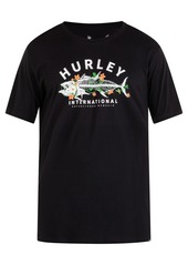 Hurley Men's Everyday Fish Food Short Sleeve T-shirt - Black