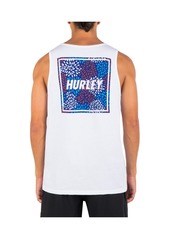 Hurley Men's Everyday Four Corners Graphic Tank - White
