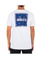 Hurley Men's Everyday Four Corners Short Sleeve T-shirt - Black Heather