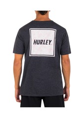 Hurley Men's Everyday Four Corners Short Sleeve T-shirt - Black Heather