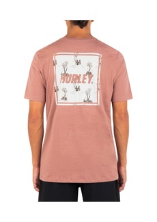 Hurley Men's Everyday Four Corners Short Sleeve T-shirt - Phantom Rose