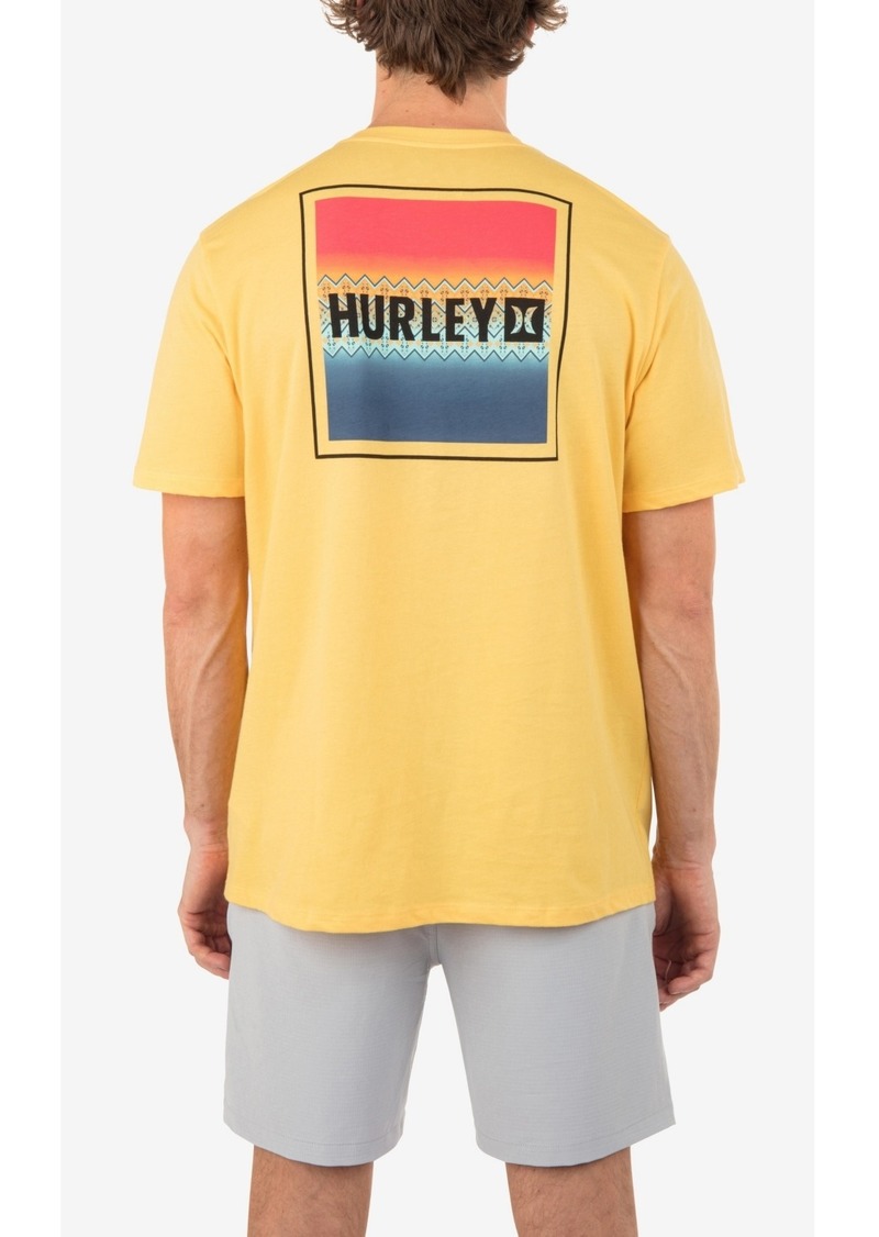 Hurley Men's Everyday Four Corners Short Sleeves T-shirt - Sunspot