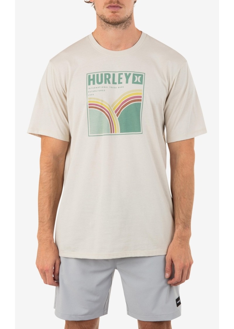 Hurley Men's Everyday Rolling Hills Short Sleeve T-shirt - Bone