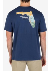 Hurley Men's Everyday State Pride Short Sleeve T-shirt - California/White