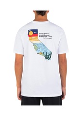 Hurley Men's Everyday State Pride Short Sleeve T-shirt - California/White