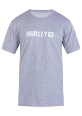 Hurley Men's Everyday the Box Short Sleeve T-shirt - Dark Gray Heather