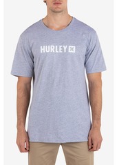 Hurley Men's Everyday the Box Short Sleeve T-shirt - Dark Gray Heather