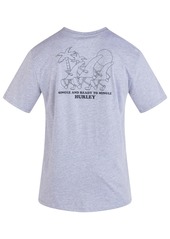 Hurley Men's Everyday Thruster Short Sleeve T-shirt - Dark Gray Heather