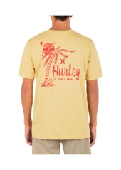 Hurley Men's Everyday Tropic Nights Short Sleeves T-shirt - Dusty Cheddar