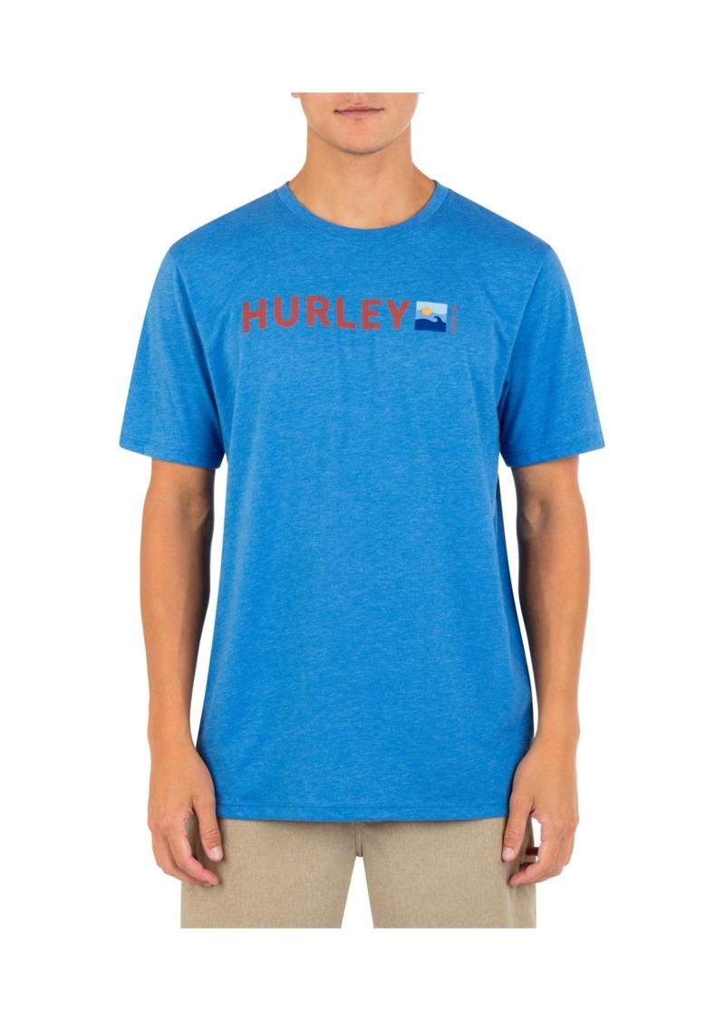 Hurley Men's Everyday Wave Box Short Sleeves T-shirt - Sea View