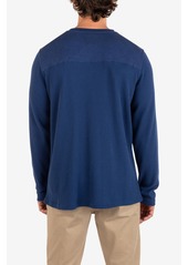 Hurley Men's Felton Thermal Crew Long Sleeve Shirt - Blue Void