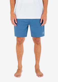 Hurley Men's Icon Boxed Sweat Shorts - Medium Blue